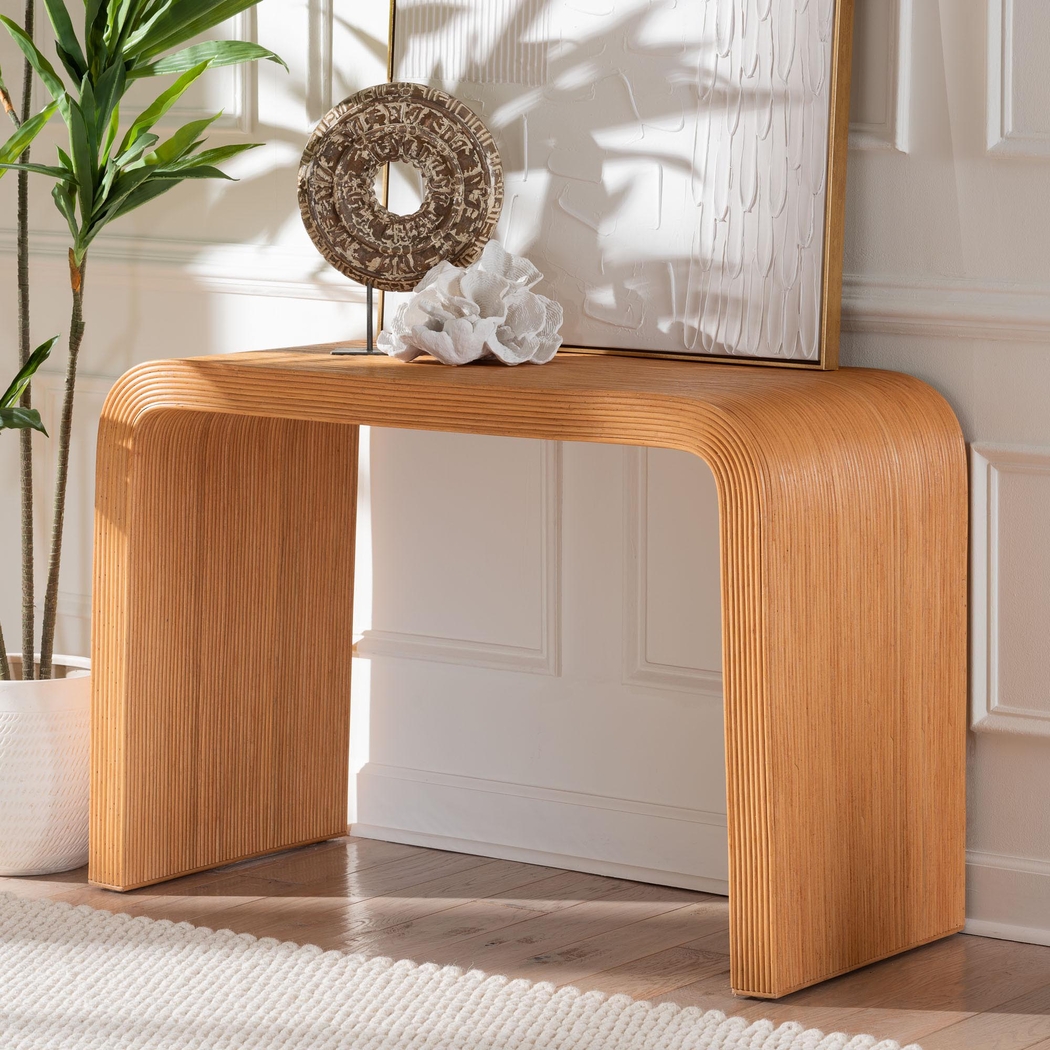 Zeustales Brown Console Table - Thumbnail - Image 3