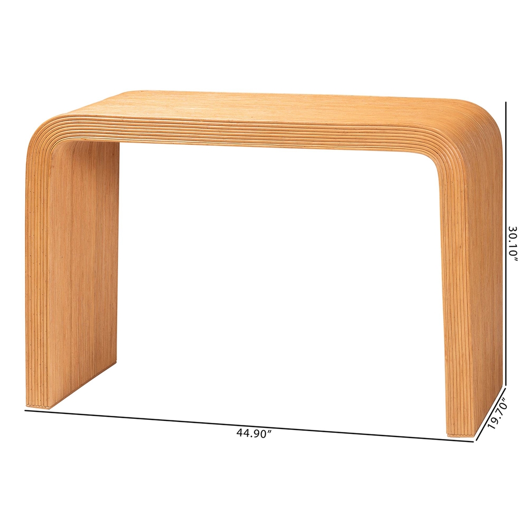 Zeustales Brown Console Table - Thumbnail - Image 4