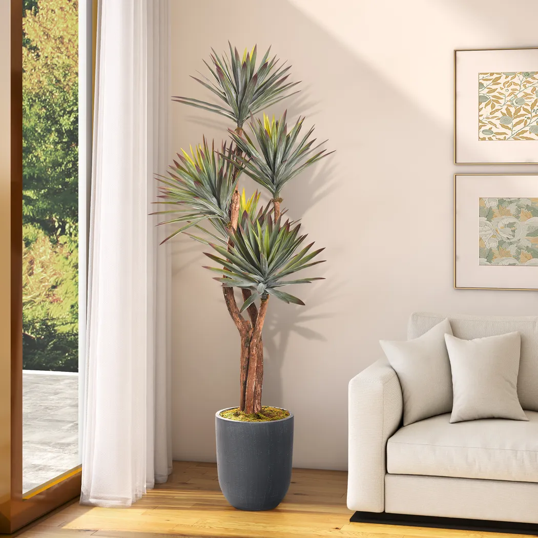 Zevre Gray Silk Plant - Thumbnail - Image 2