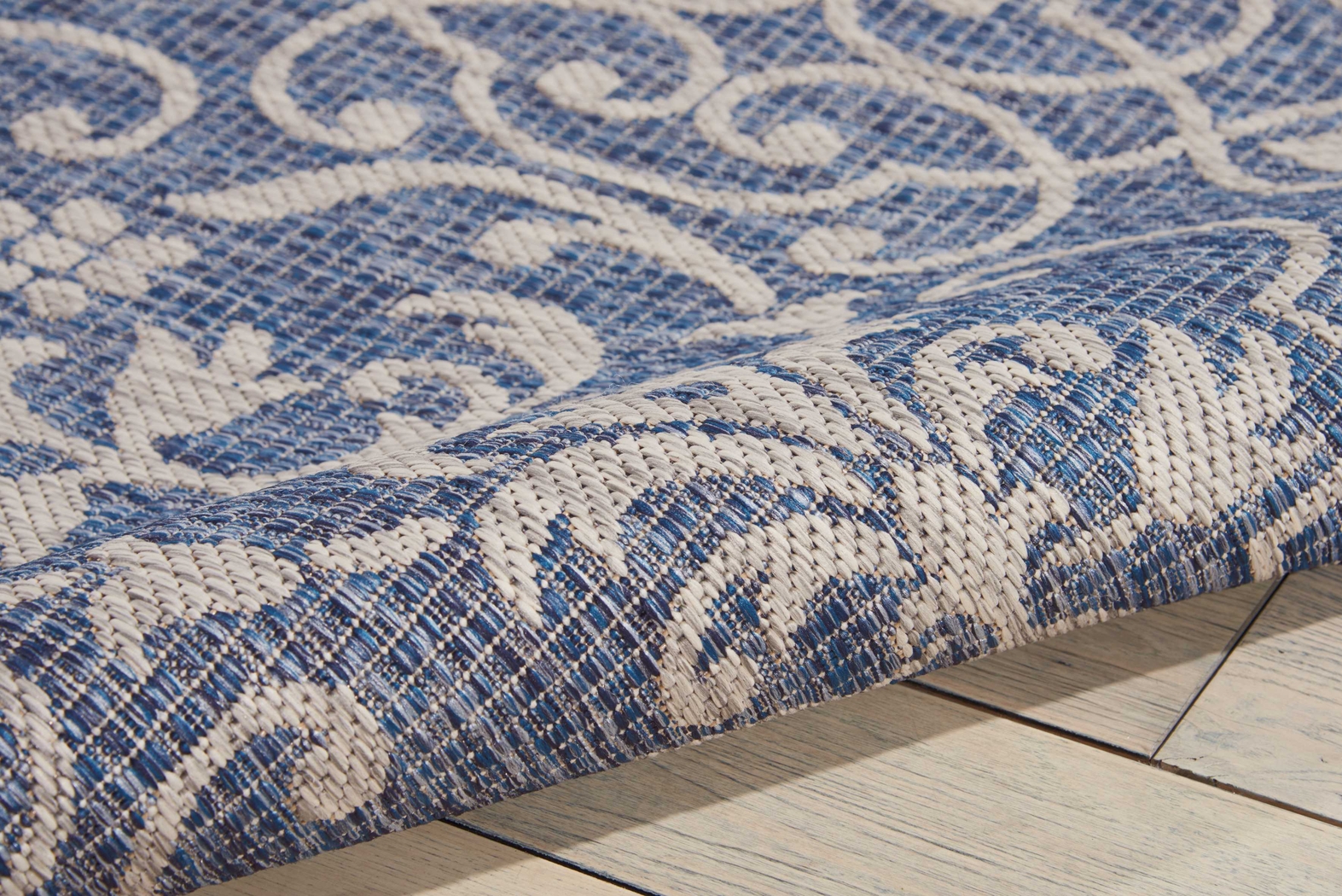 Zeyla Denim 8' x 11' Indoor/Outdoor Rug - Thumbnail - Image 2