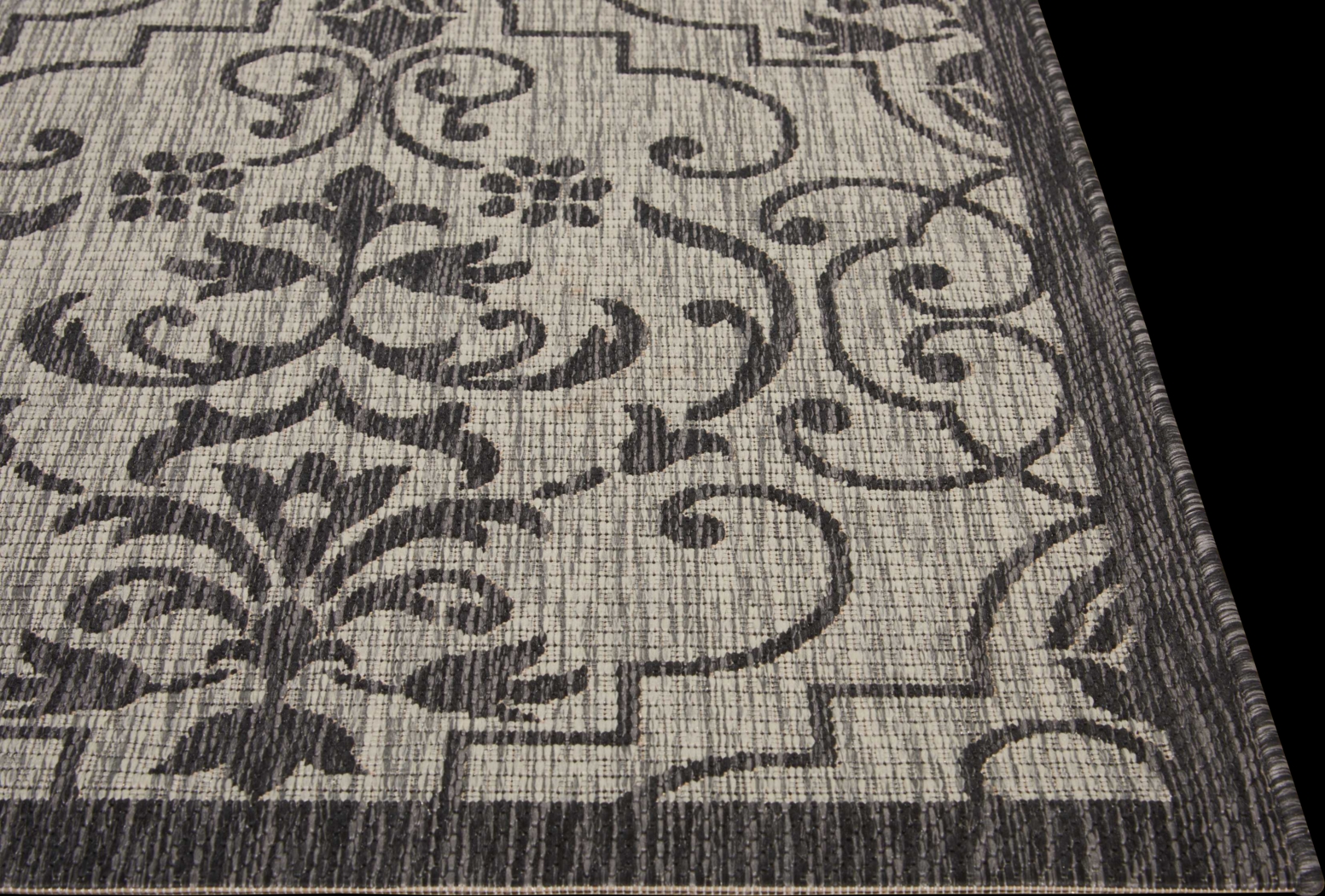 Zeyla Ivory 8' x 11' Indoor/Outdoor Rug - Thumbnail - Image 3