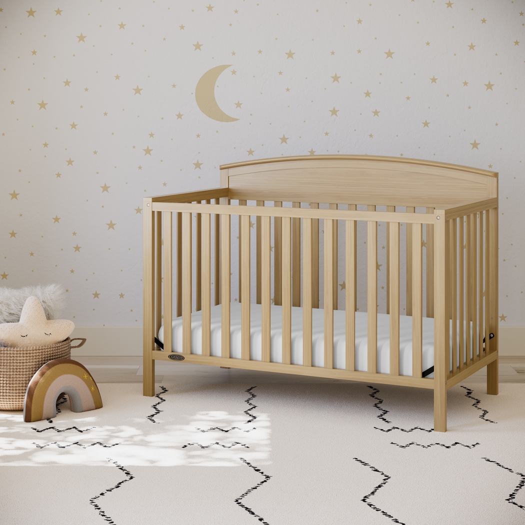 Zhandra Brown Convertible Crib - Thumbnail - Image 2