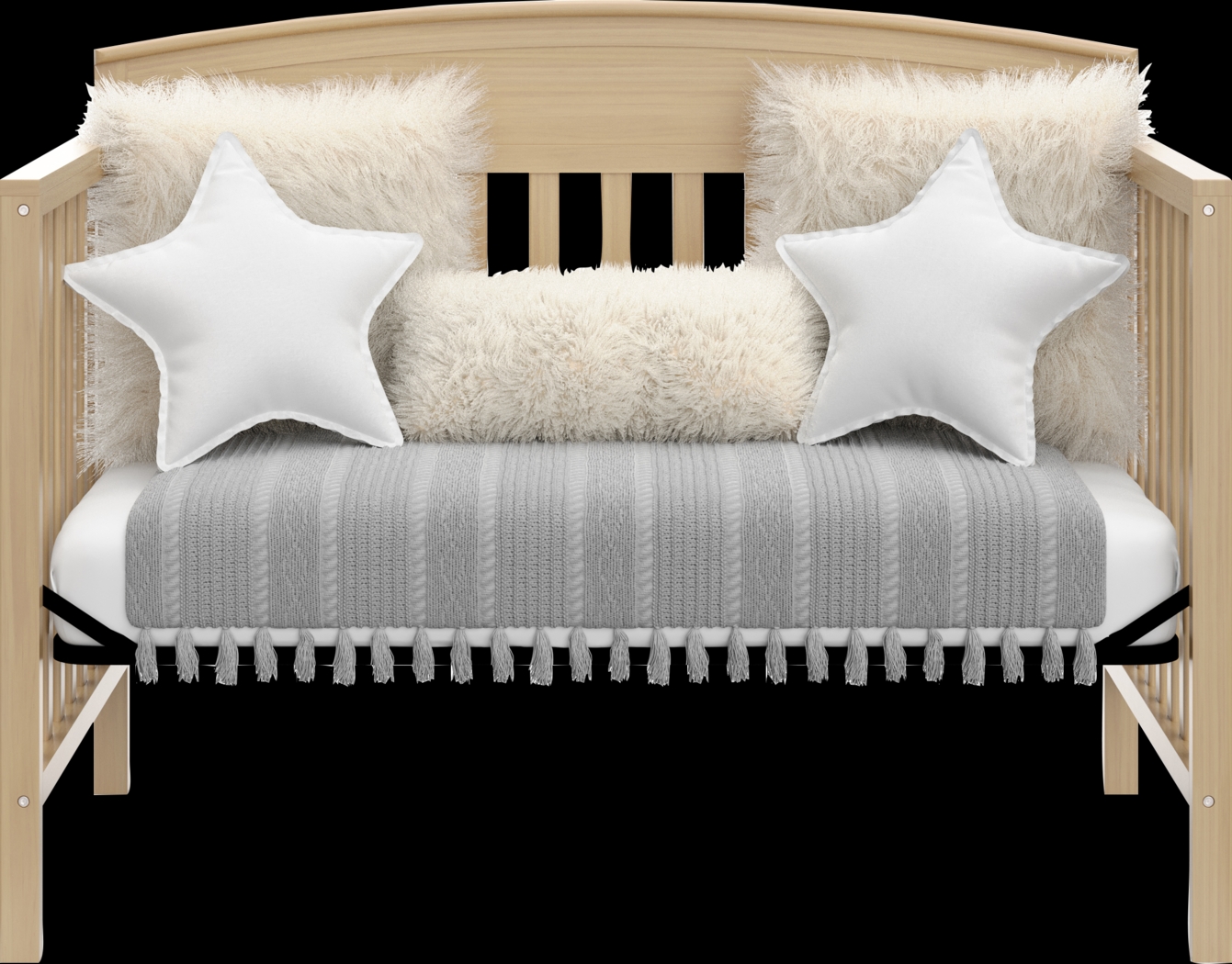 Zhandra Brown Convertible Crib - Thumbnail - Image 7