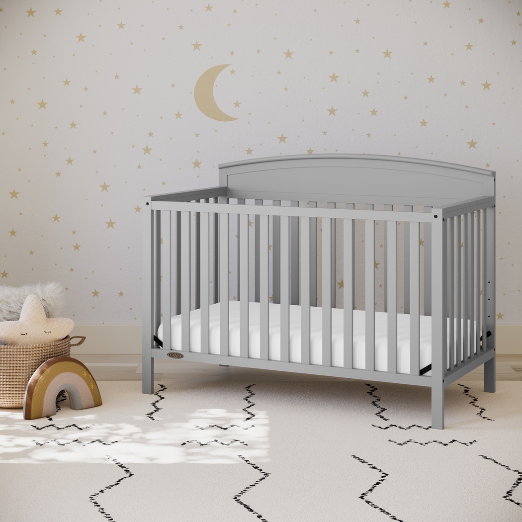 Zhandra Gray Convertible Crib - Thumbnail - Image 2