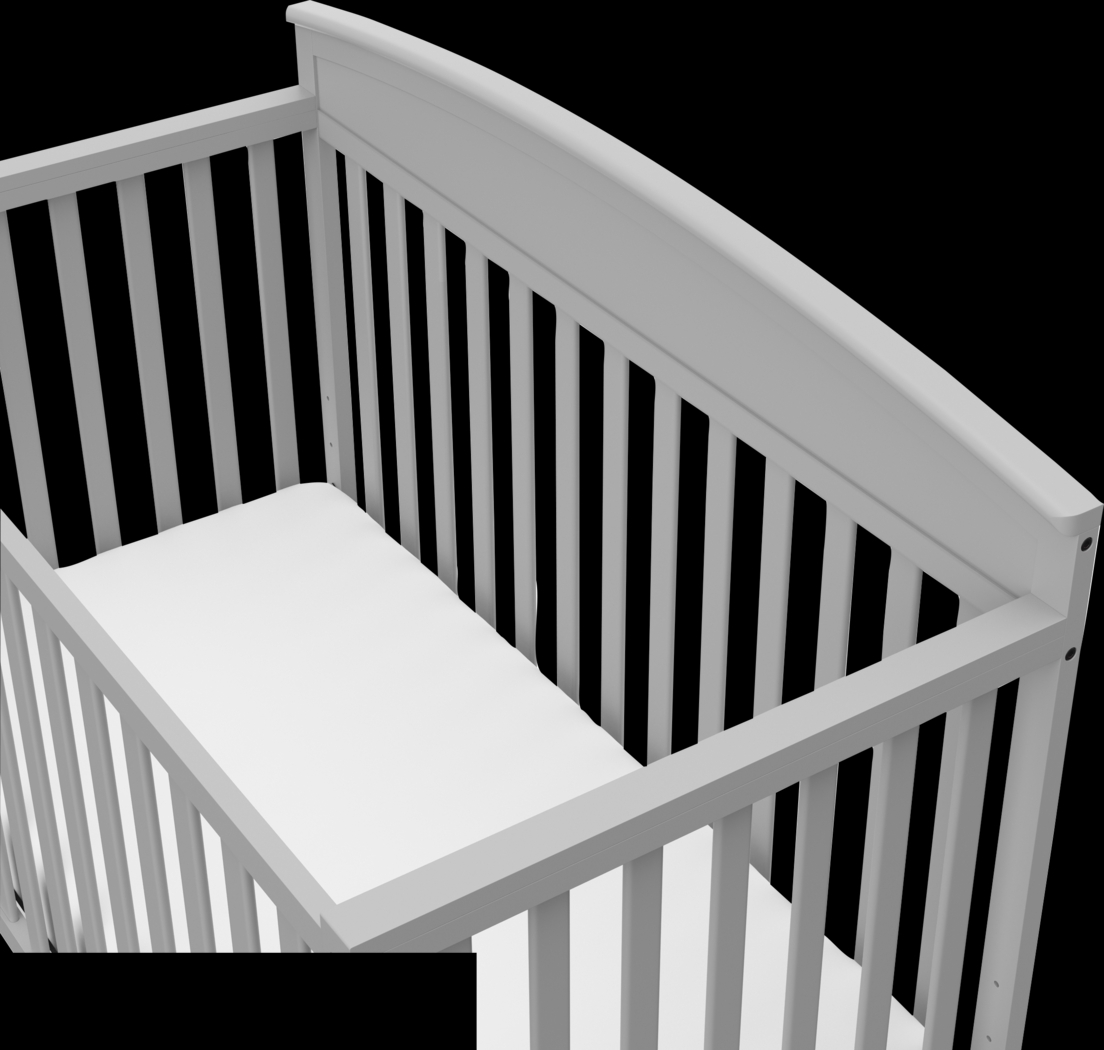 Zhandra Gray Convertible Crib - Thumbnail - Image 6