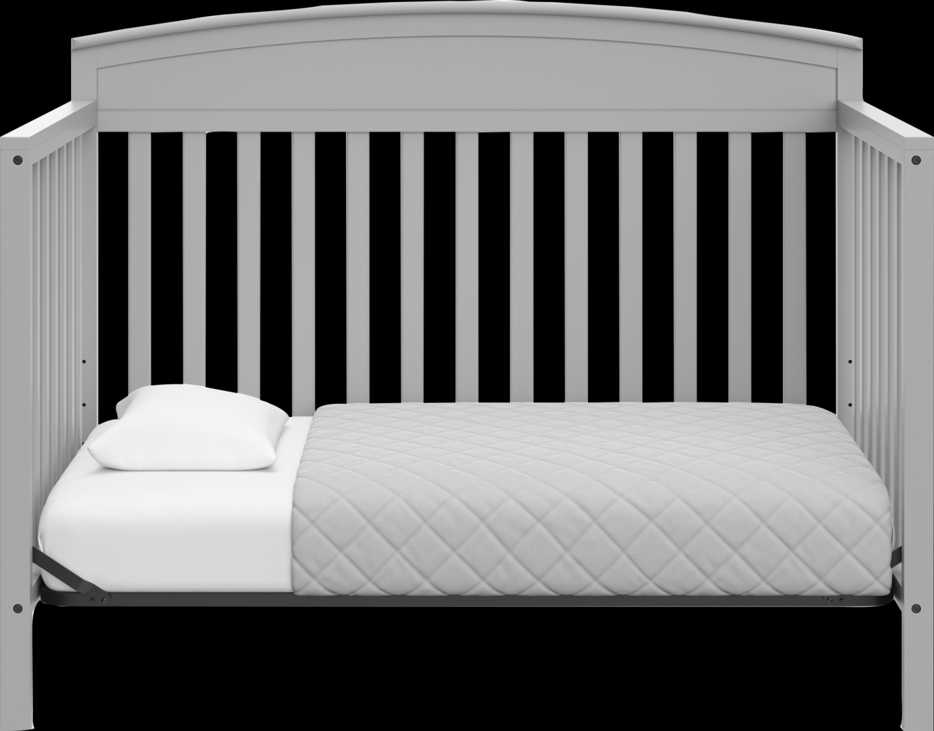 Zhandra Gray Convertible Crib - Thumbnail - Image 8