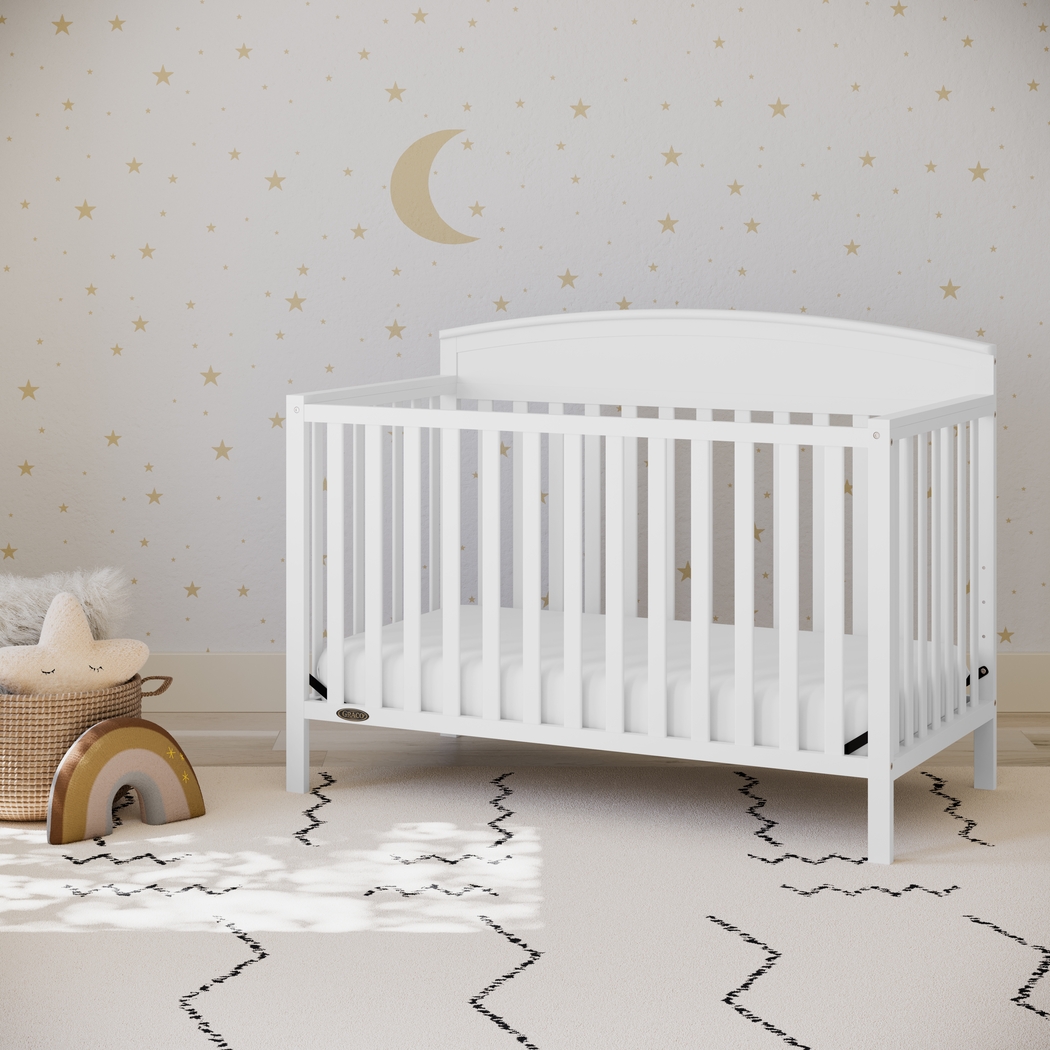 Zhandra White Convertible Crib - Thumbnail - Image 2