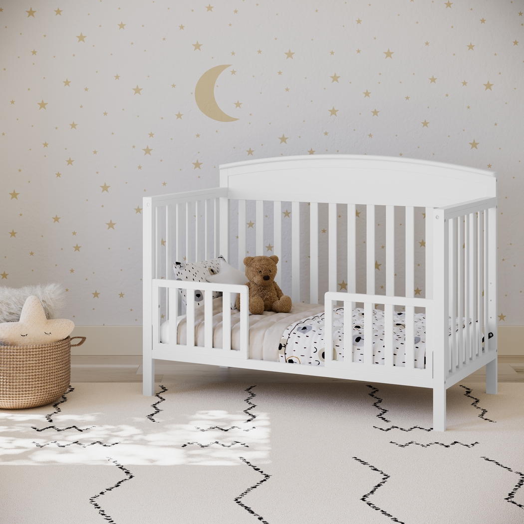 Zhandra White Convertible Crib - Thumbnail - Image 3