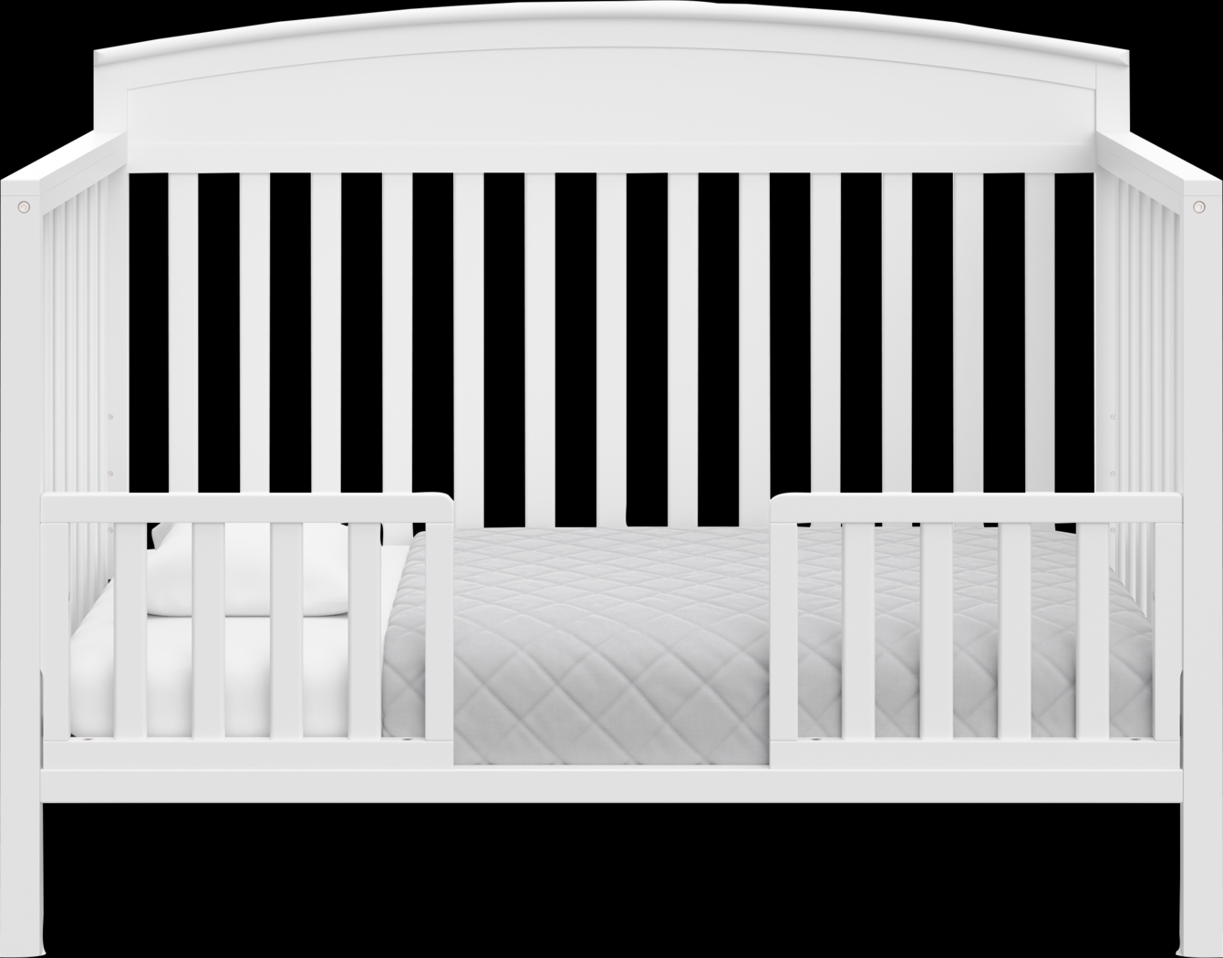 Zhandra White Convertible Crib - Thumbnail - Image 4