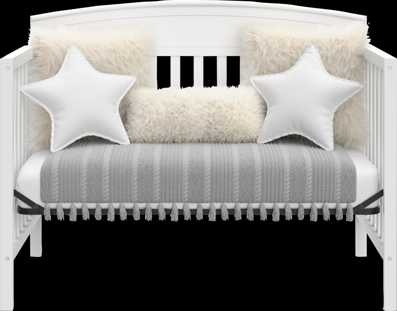 Zhandra White Convertible Crib - Thumbnail - Image 6