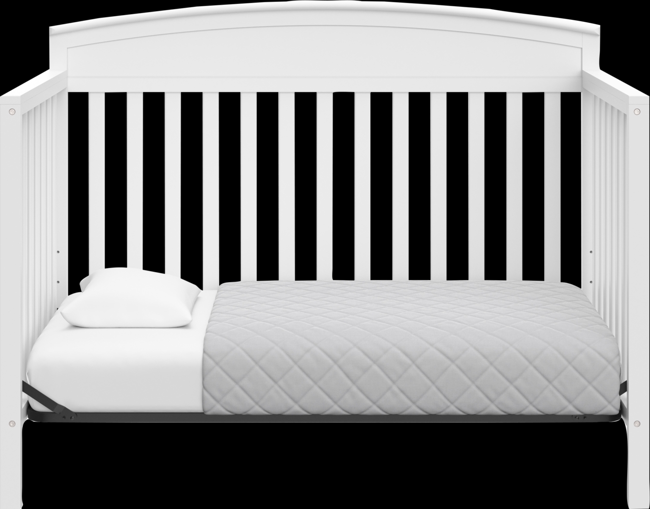Zhandra White Convertible Crib - Thumbnail - Image 7
