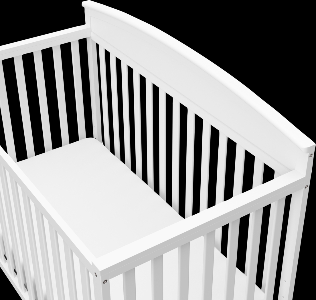 Zhandra White Convertible Crib - Thumbnail - Image 9