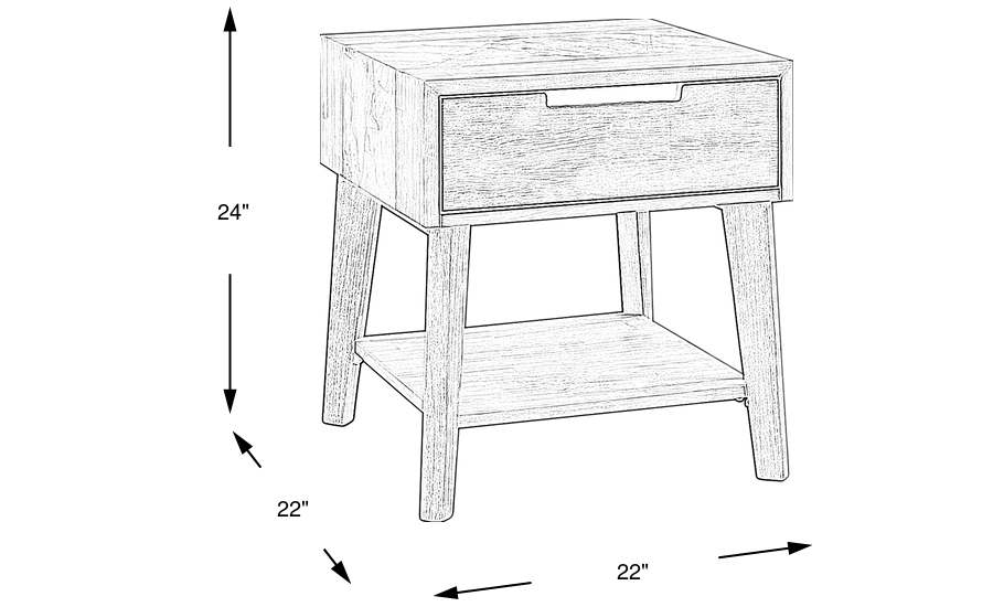 Dimension Image. Please refer to the Dimension Tab on this page for dimension details.