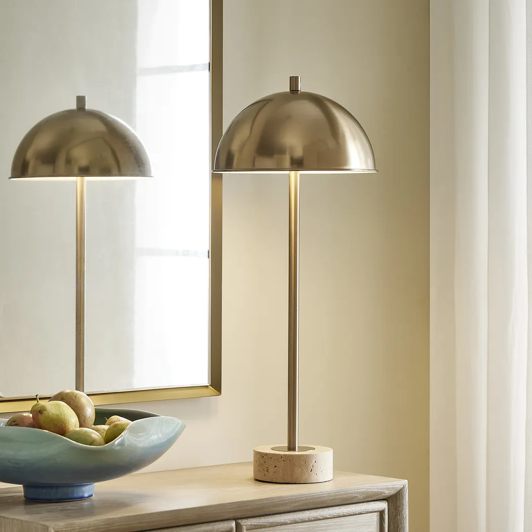 Ziahra Brass Lamp - Thumbnail - Image 2