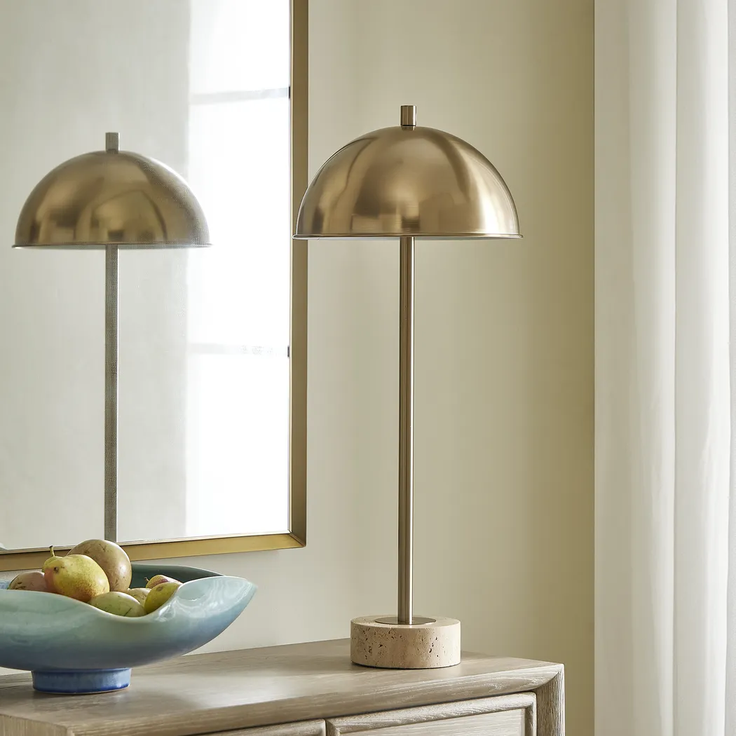 Ziahra Brass Lamp - Thumbnail - Image 3
