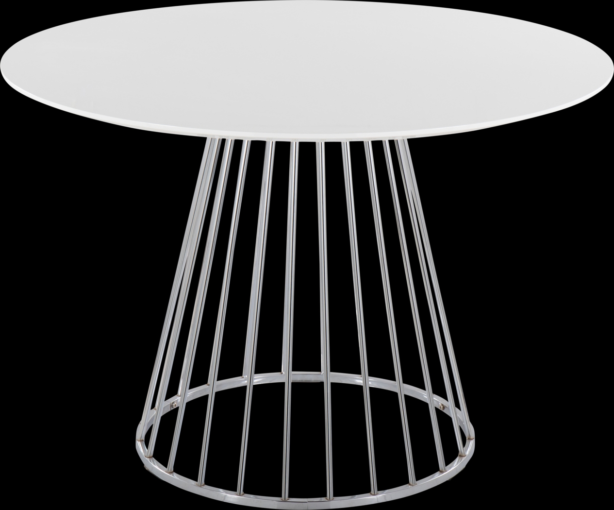 Ziercher II White Dining Table - Thumbnail - Image 3