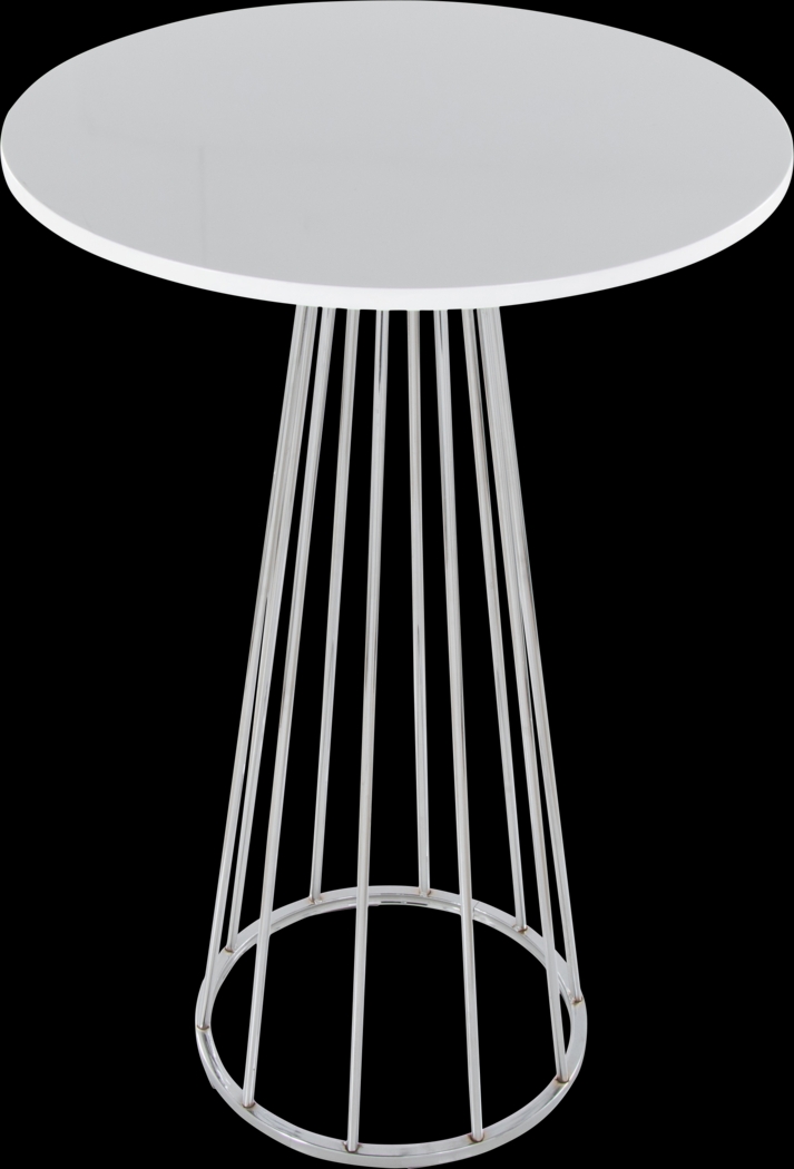 Zierdt Chrome Bar Height Table - Thumbnail - Image 4