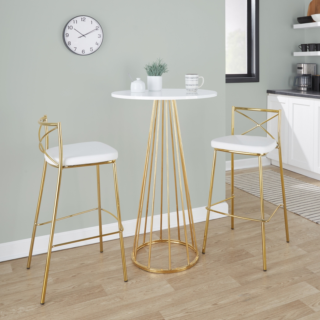 Zierdt Gold Bar Height Table - Thumbnail - Image 2