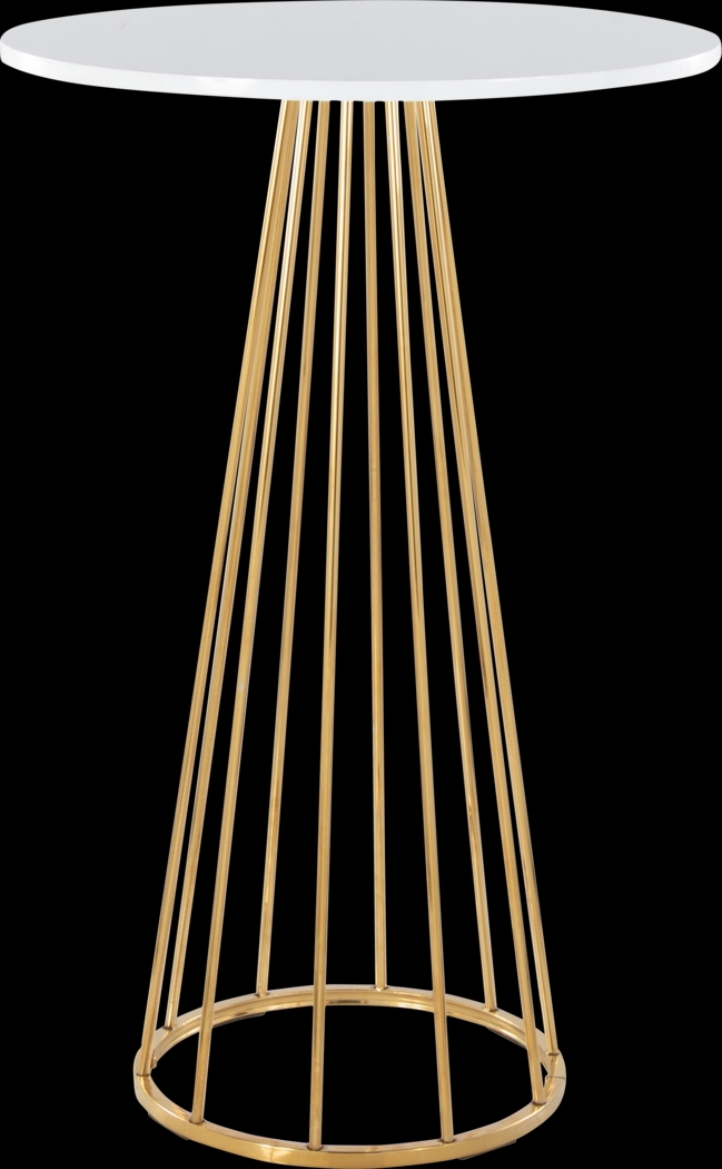 Zierdt Gold Bar Height Table - Thumbnail - Image 1