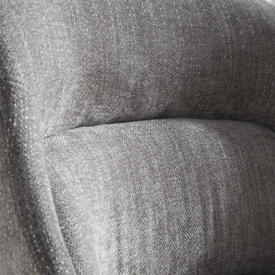 Zifra Gray Side Chair, Set of 2 - Thumbnail - Image 4