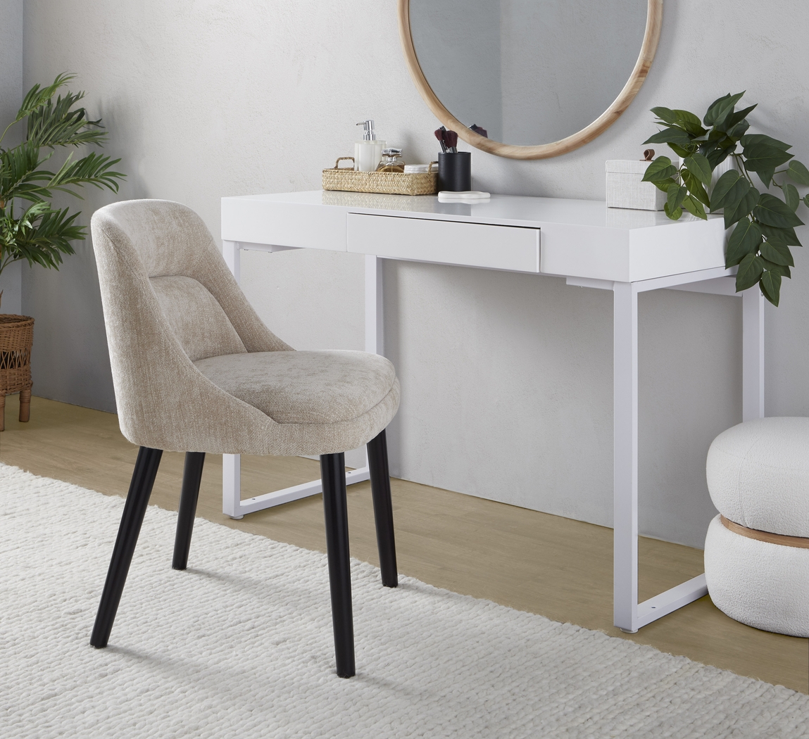 Zifra Tan Side Chair, Set of 2 - Thumbnail - Image 3