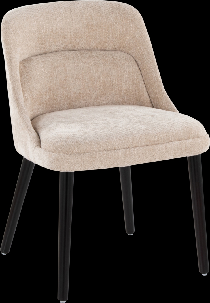 Zifra Tan Side Chair, Set of 2 - Thumbnail - Image 4