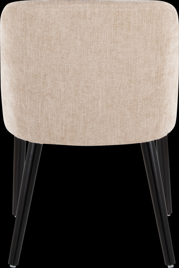 Zifra Tan Side Chair, Set of 2 - Thumbnail - Image 6
