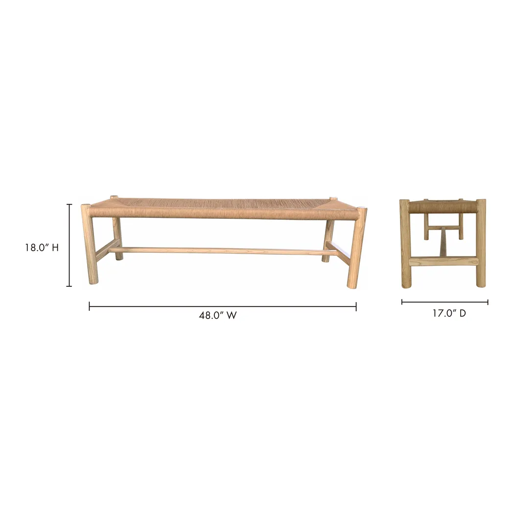 Zillas Natural Small Bench - Image 2