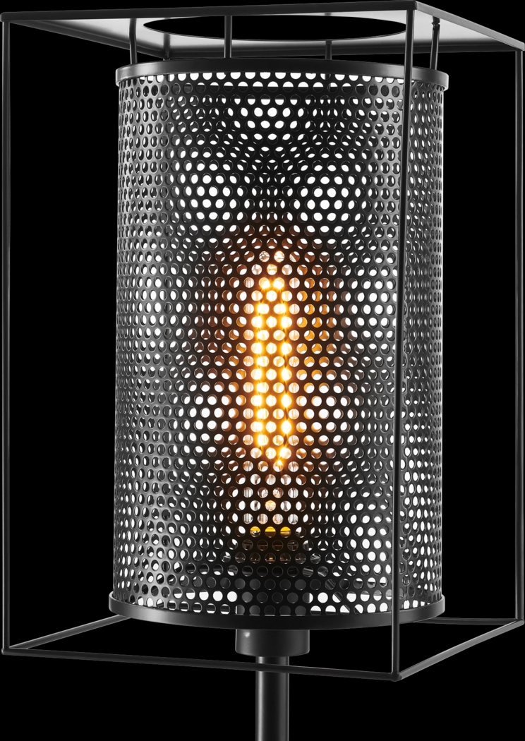 Zimke Cove Black Floor Lamp - Thumbnail - Image 3