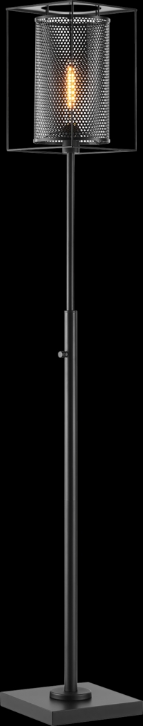 Zimke Cove Black Floor Lamp - Thumbnail - Image 1