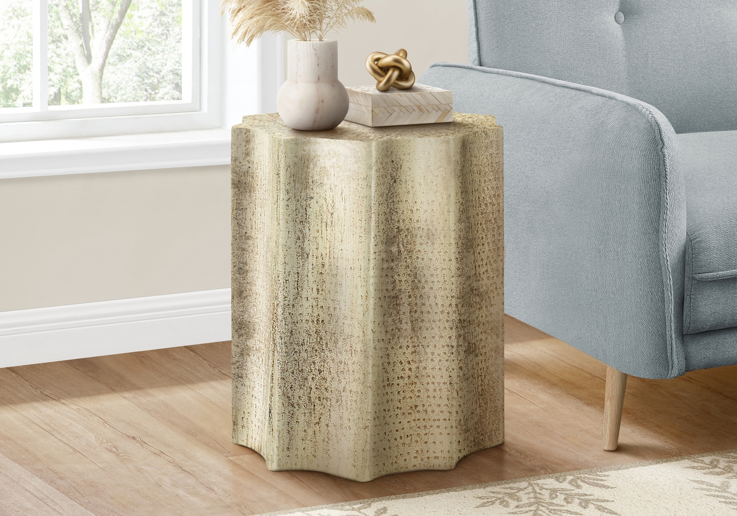 Zimmerlee Light Gold Accent Table - Thumbnail - Image 7
