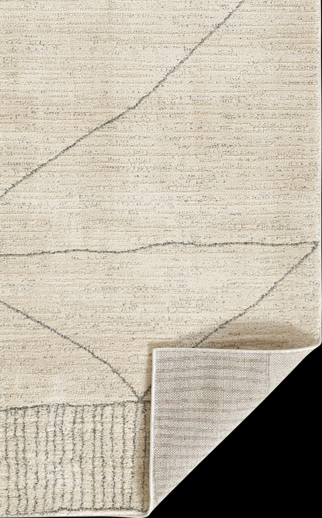 Zimon Off-White 5'3 x 7'3 Rug - Thumbnail - Image 7