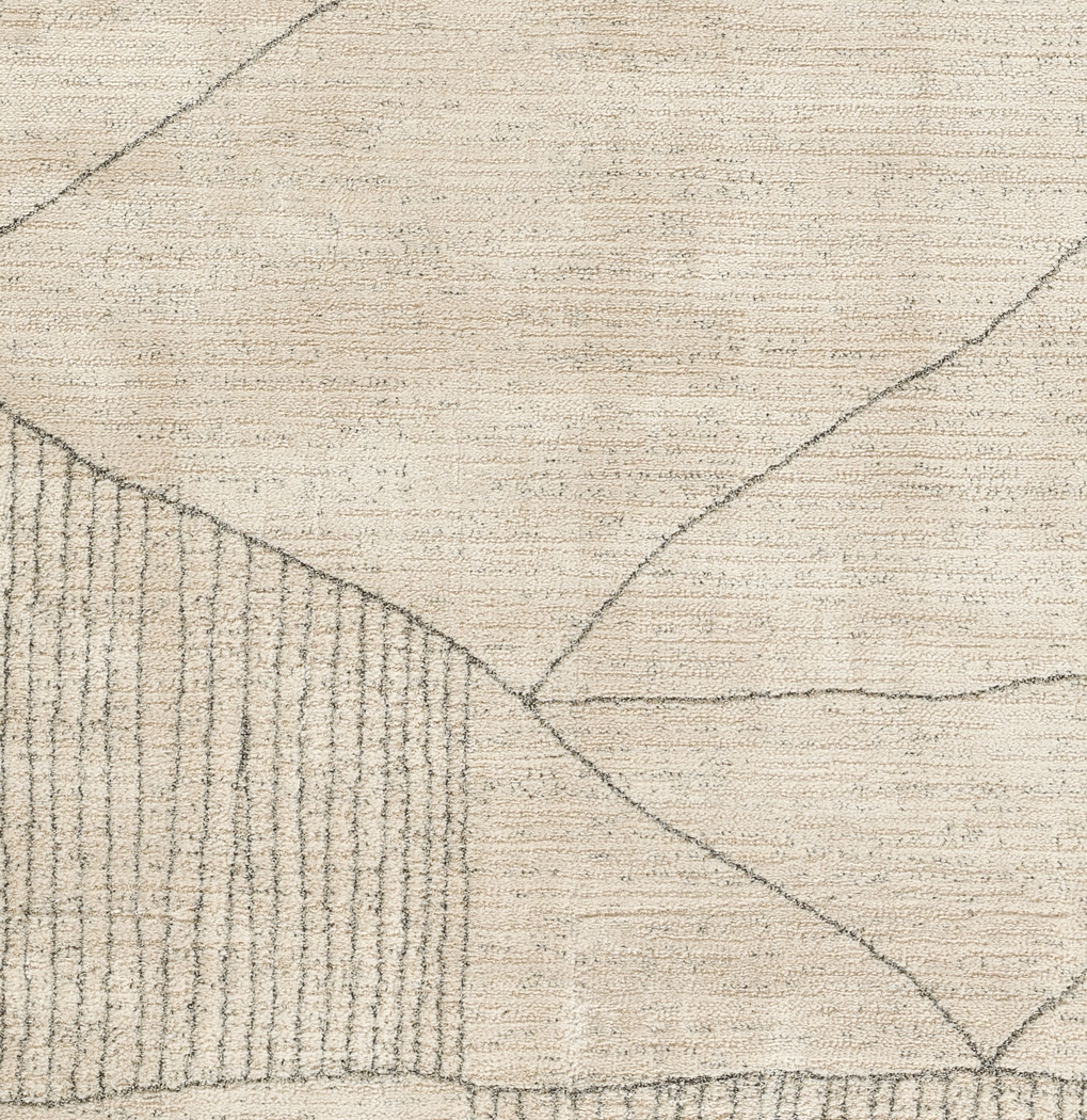 Zimon Off-White 5'3 x 7'3 Rug - Thumbnail - Image 9