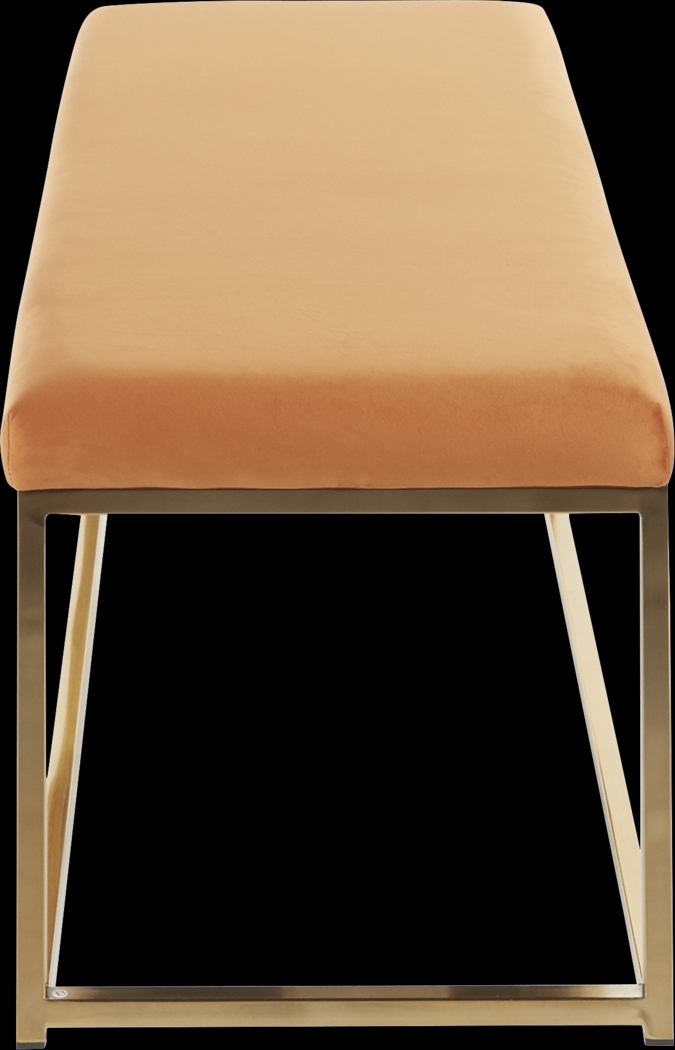 Zimpel Orange Accent Bench - Thumbnail - Image 2
