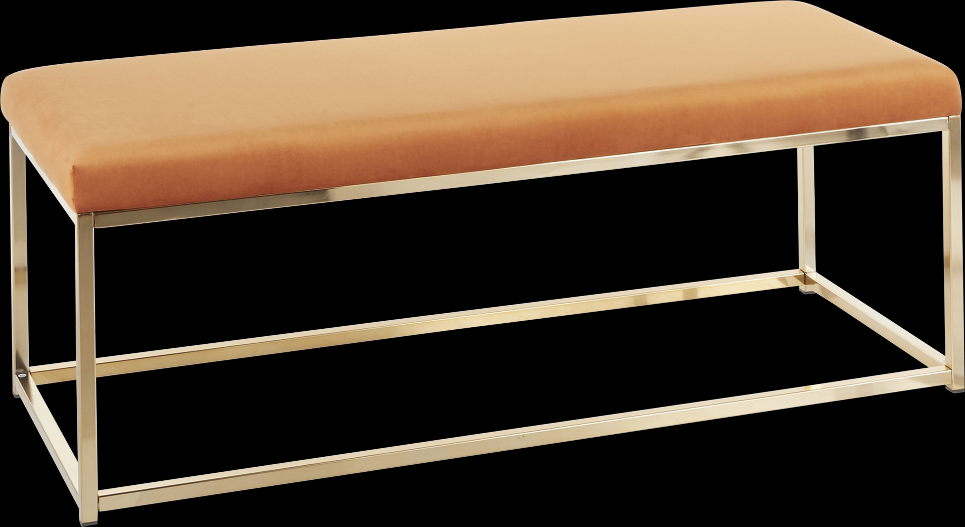 Zimpel Orange Accent Bench - Thumbnail - Image 1