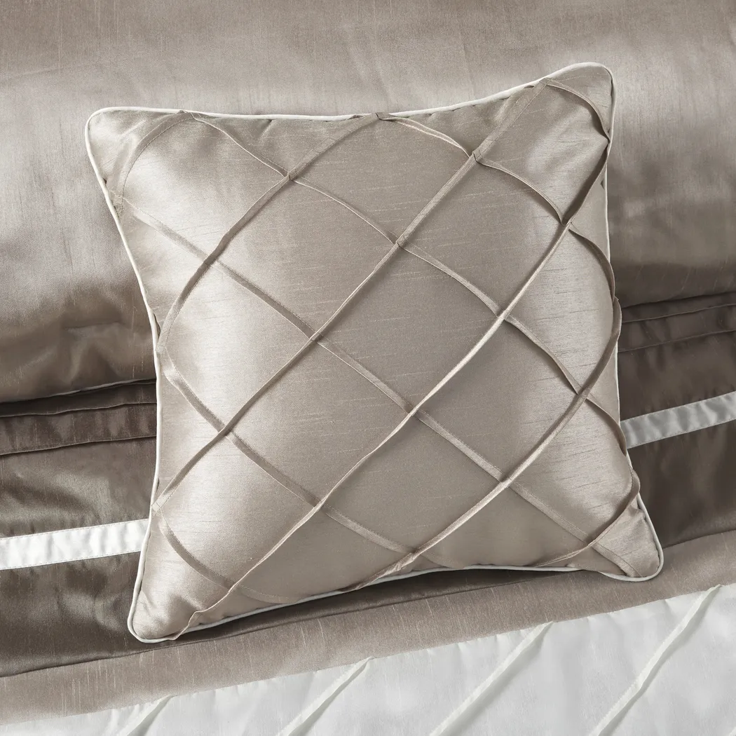 Zina Tan 7 Pc King Comforter Set - Thumbnail - Image 11