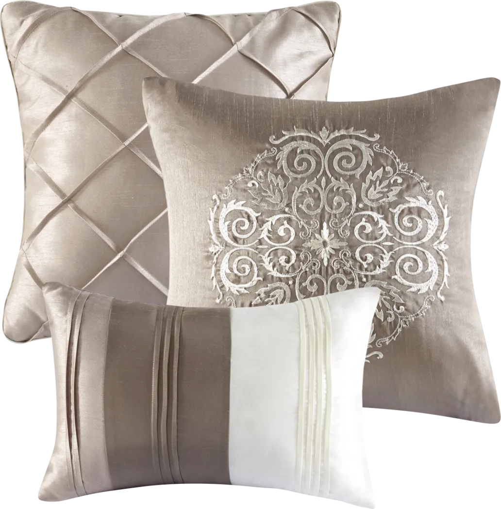 Zina Tan 7 Pc Queen Comforter Set - Thumbnail - Image 10