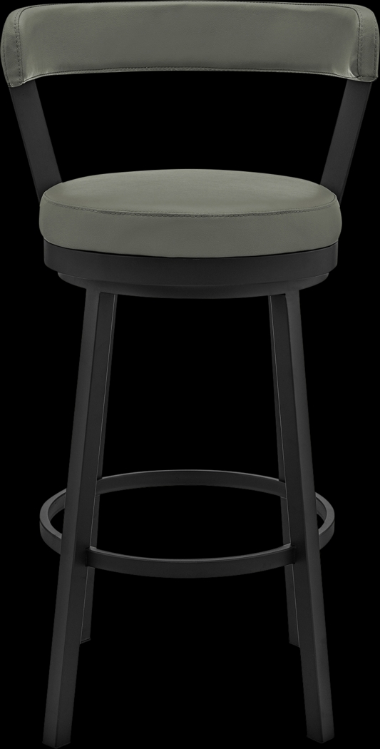 Zinat Gray Swivel Barstool - Thumbnail - Image 3