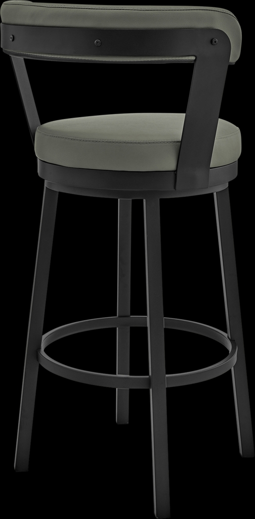 Zinat Gray Swivel Barstool - Thumbnail - Image 5