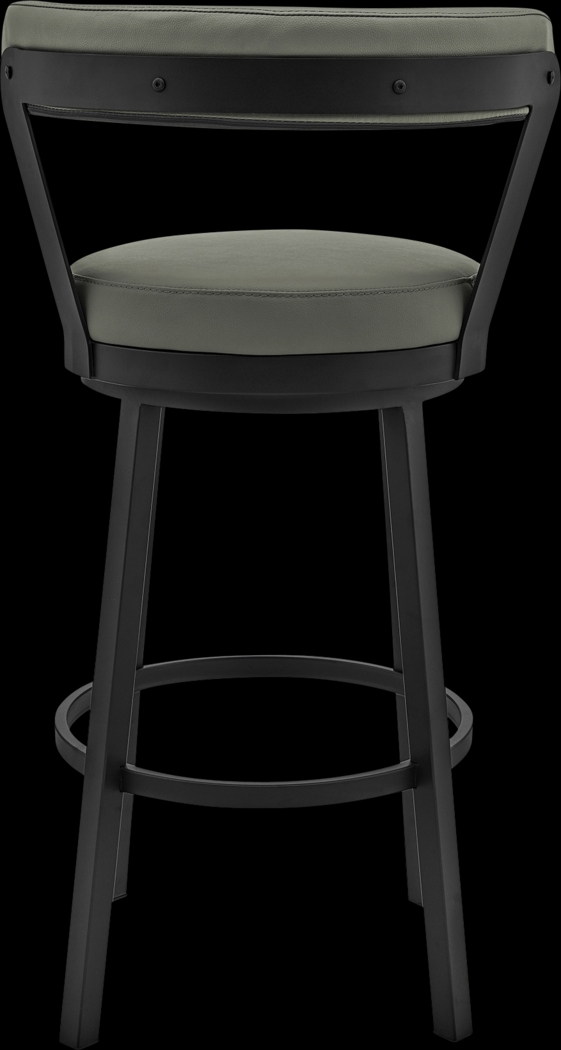 Zinat Gray Swivel Barstool - Thumbnail - Image 6