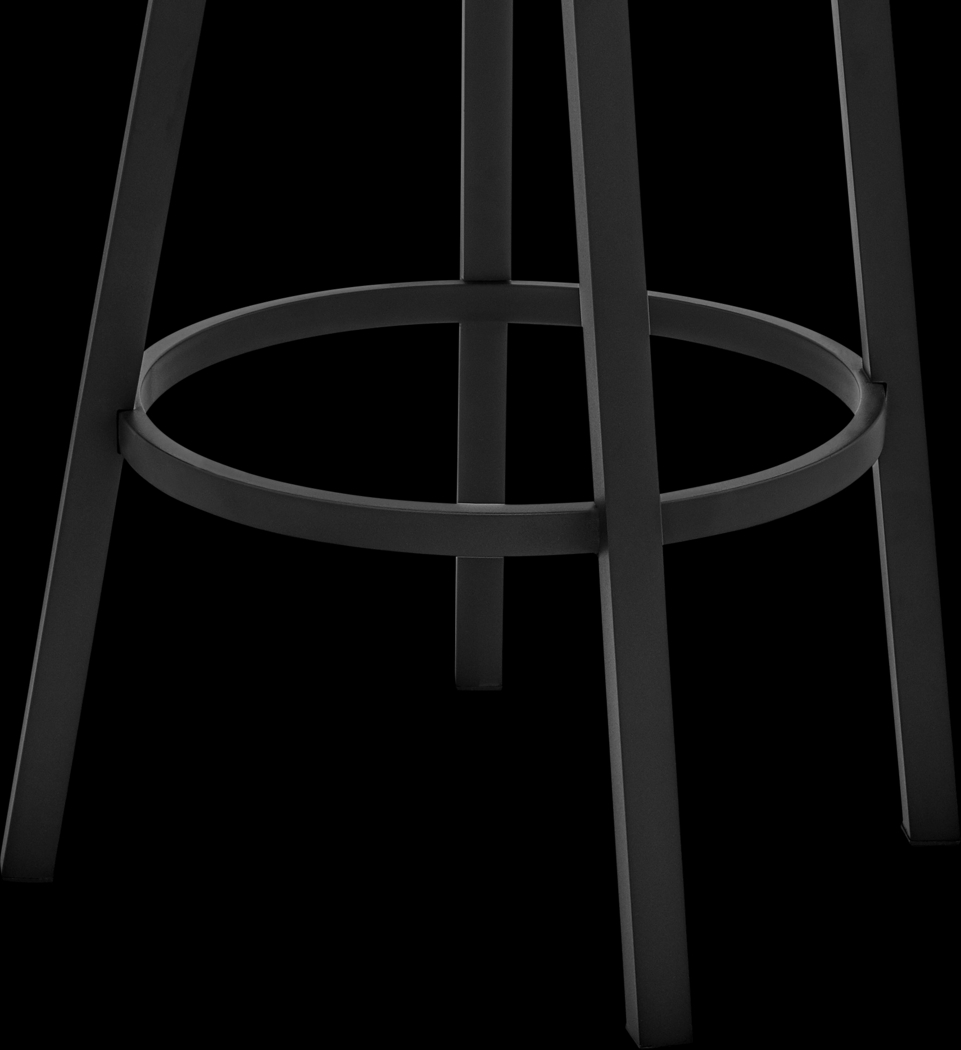 Zinat Gray Swivel Barstool - Thumbnail - Image 9