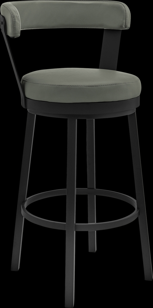 Zinat Gray Swivel Barstool - Thumbnail - Image 1