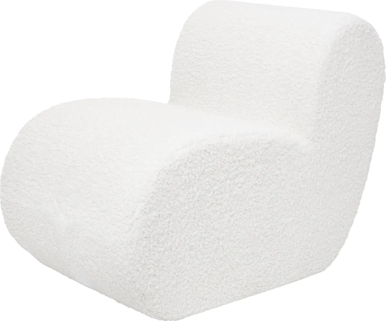 Zinei White Accent Chair - Thumbnail - Image 1