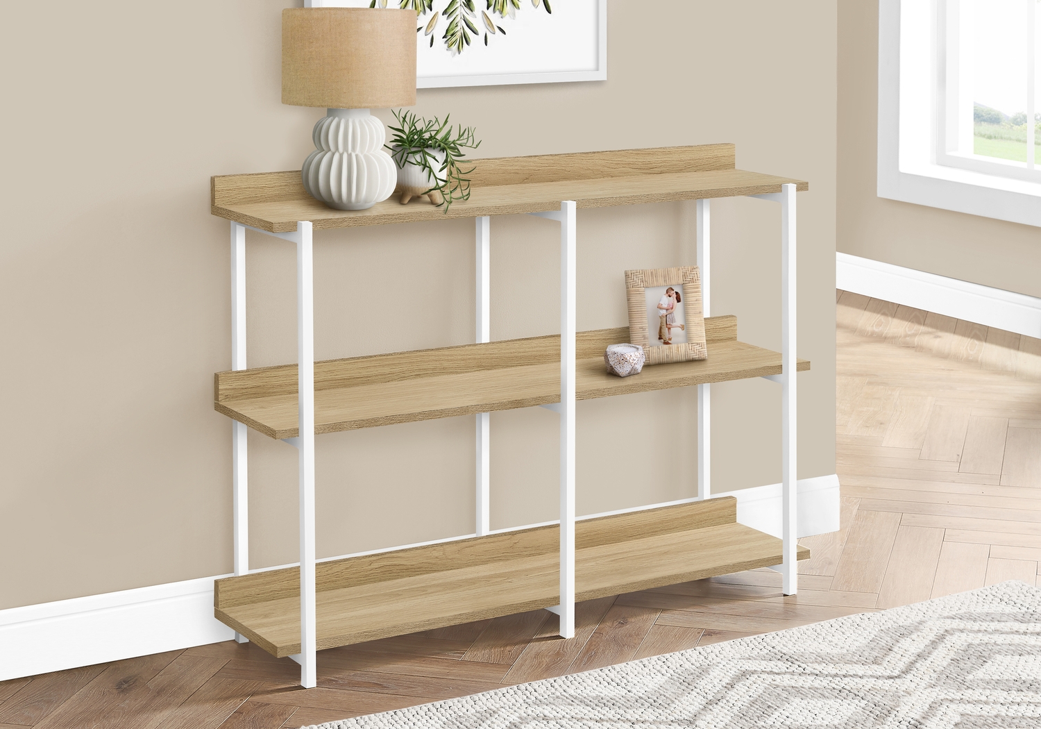 Zinke Natural Console Table - Thumbnail - Image 3