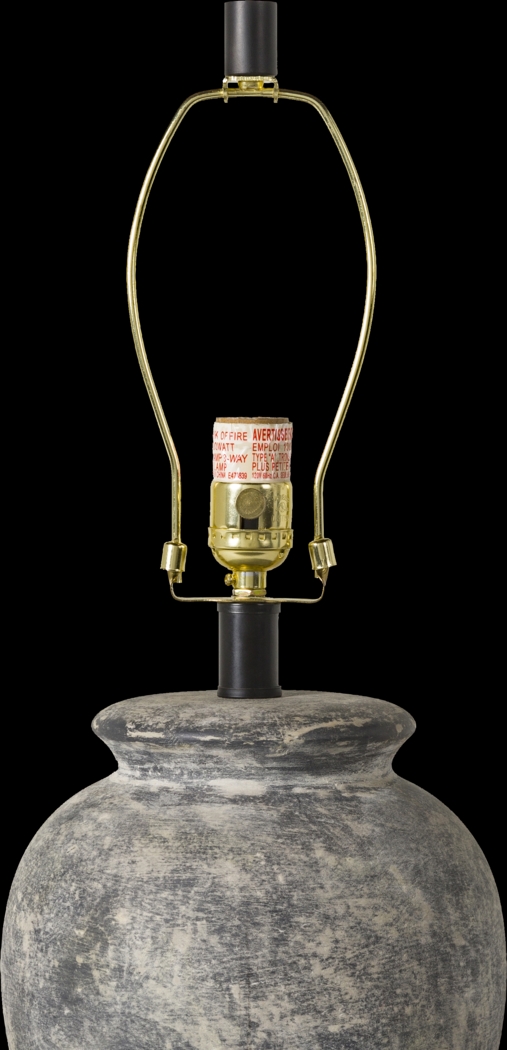 Zinna Cay Gray Lamp - Thumbnail - Image 4