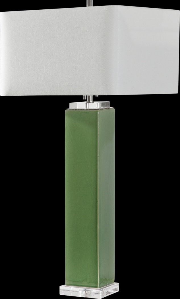 Zion Boulevard Green Lamp - Thumbnail - Image 1