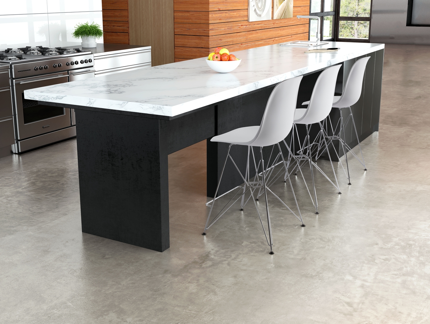 Zip White Barstool - Thumbnail - Image 2