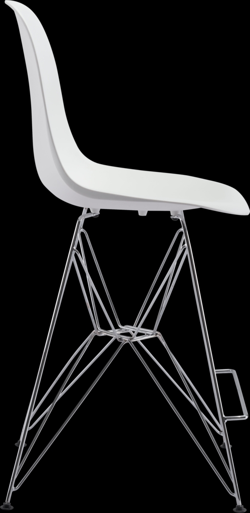 Zip White Barstool - Thumbnail - Image 3