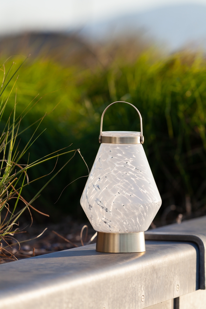 Zipton Isle Indoor/Outdoor White Rechargeable Lantern - Thumbnail - Image 3