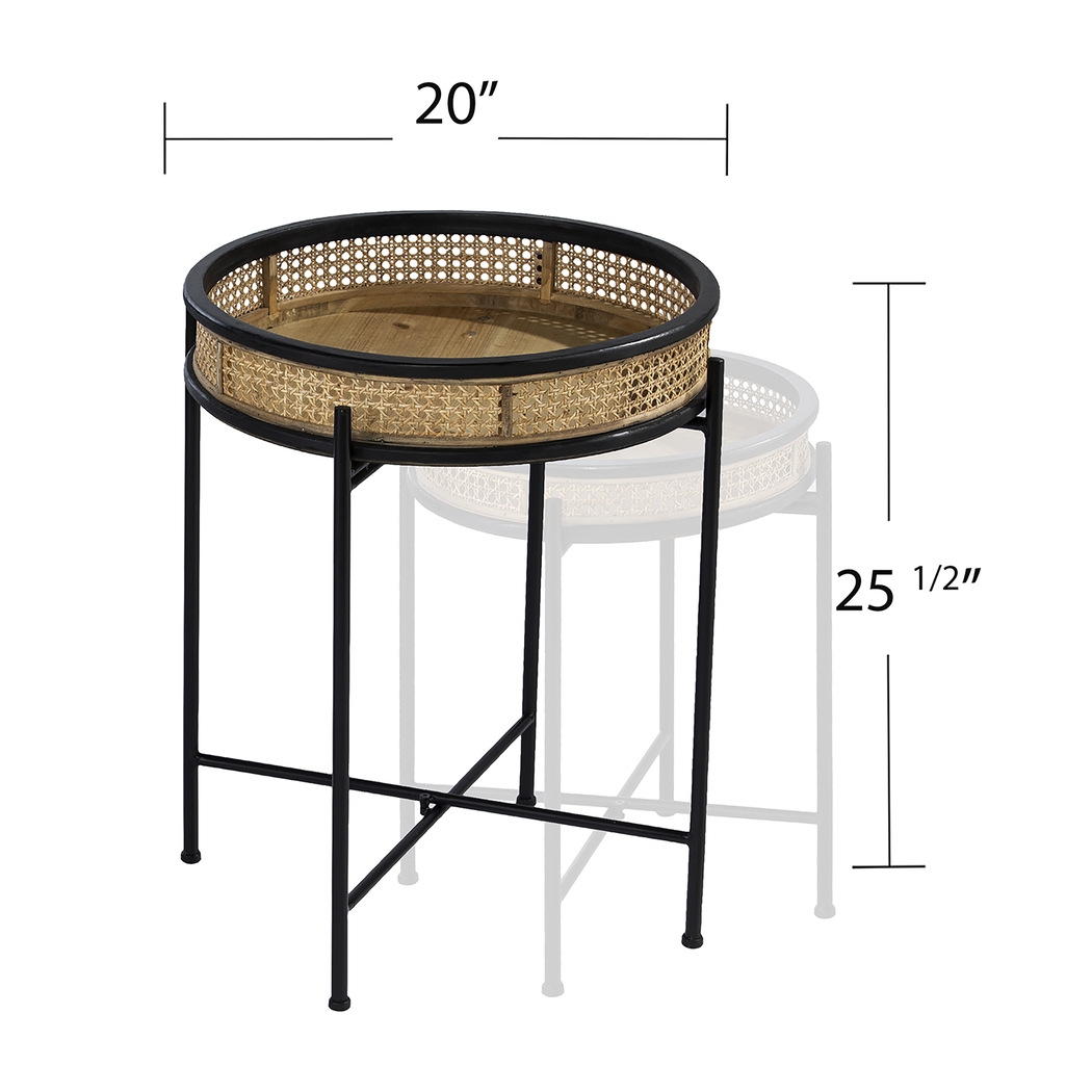 Zircone Black Accent Table, Set of 2 - Thumbnail - Image 3